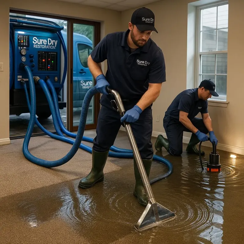 Water Extraction and Removal process in Mechanicsburg, PA